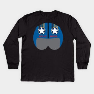 Hollywood helmet Kids Long Sleeve T-Shirt